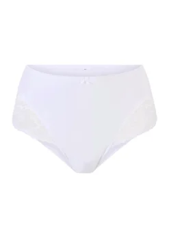 Slip taille haute en dentelle