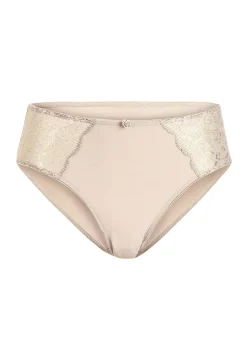 Slip taille haute en dentelle