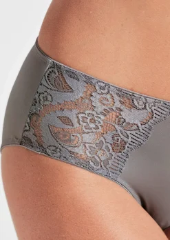 Slip taille haute en dentelle