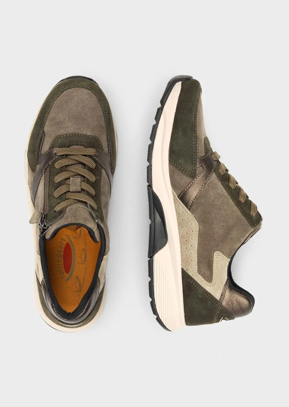 Sneakers avec doublure en mesh
