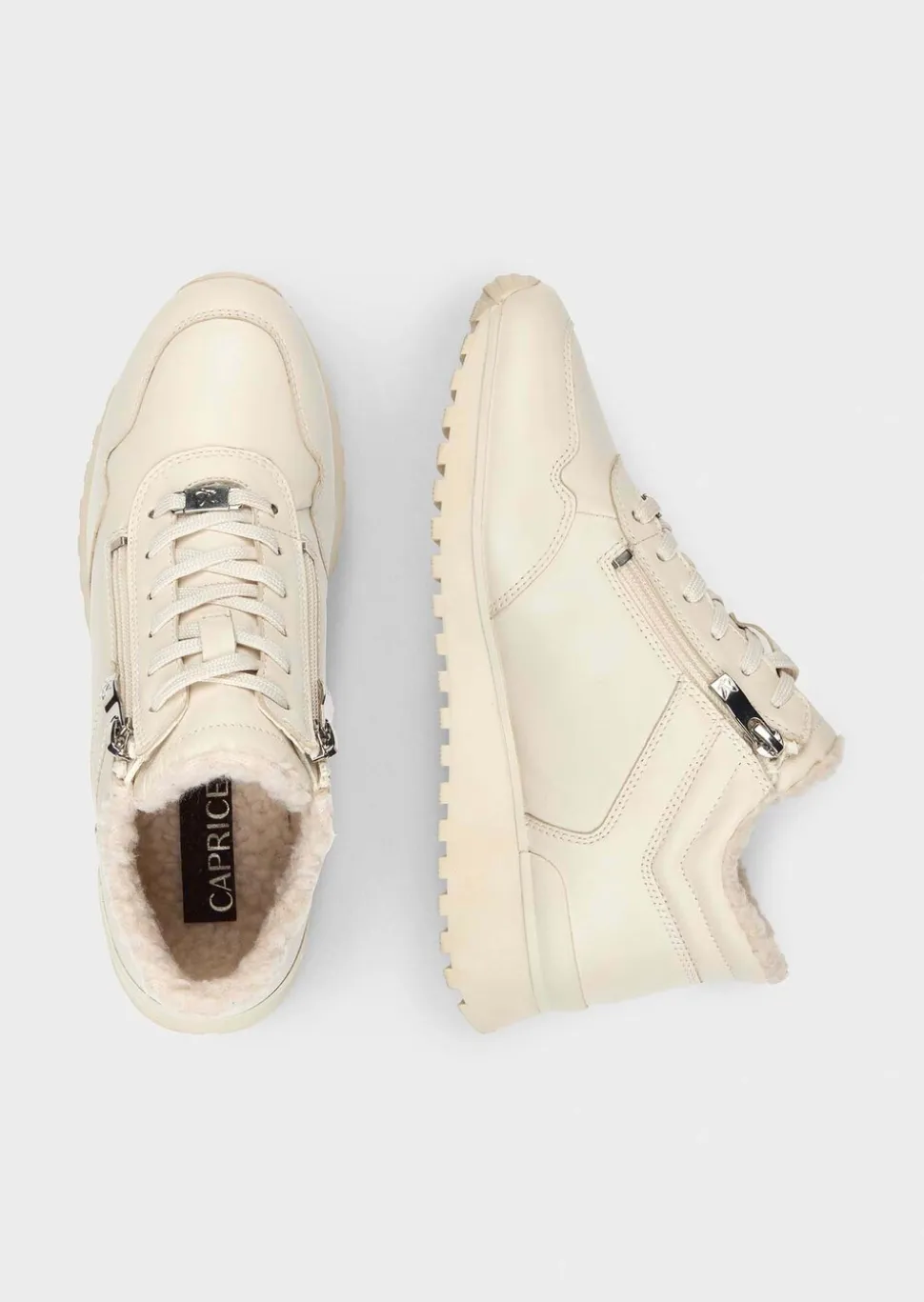 Sneakers avec doublure en peluche
