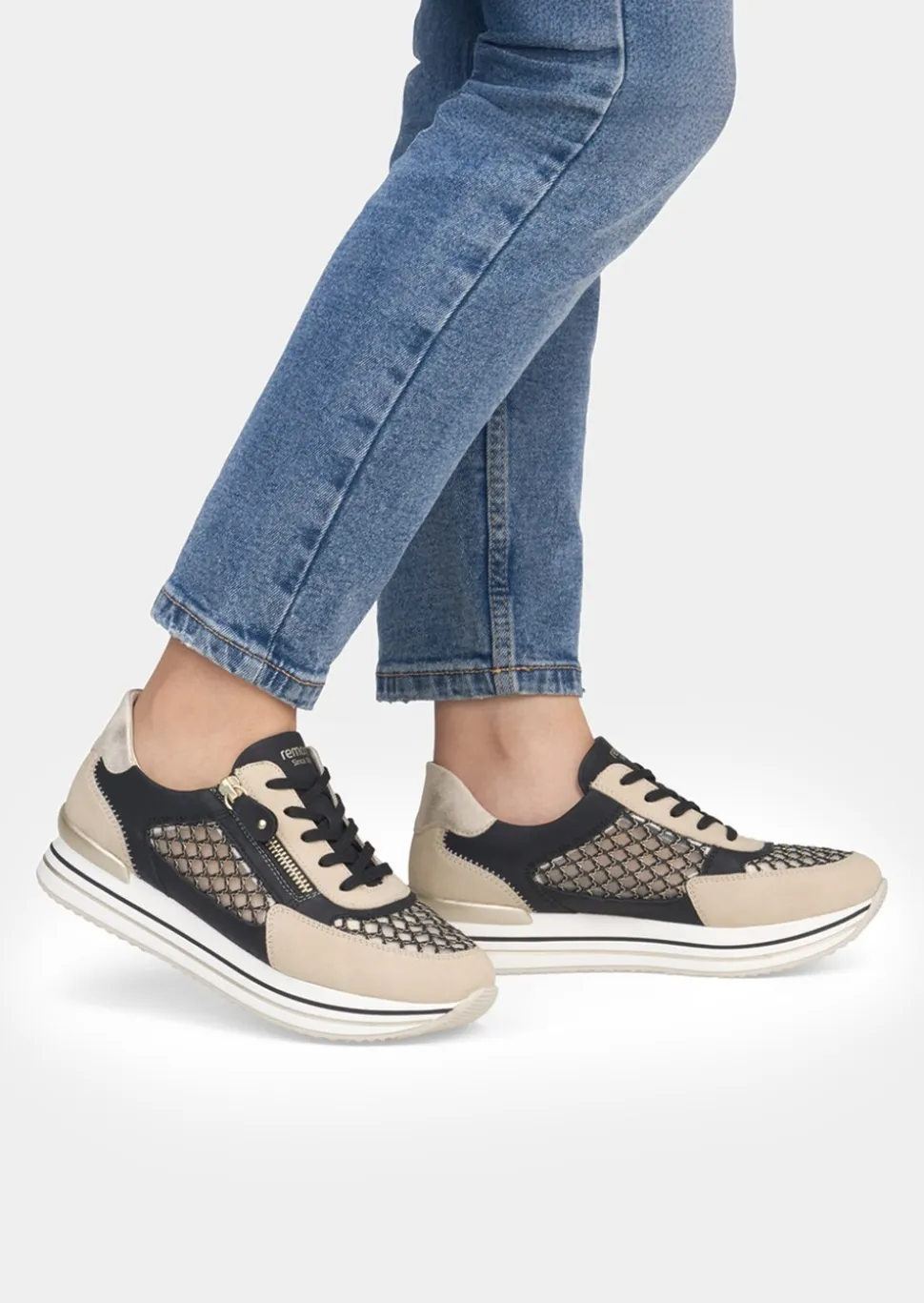 Sneakers avec doublure respirante