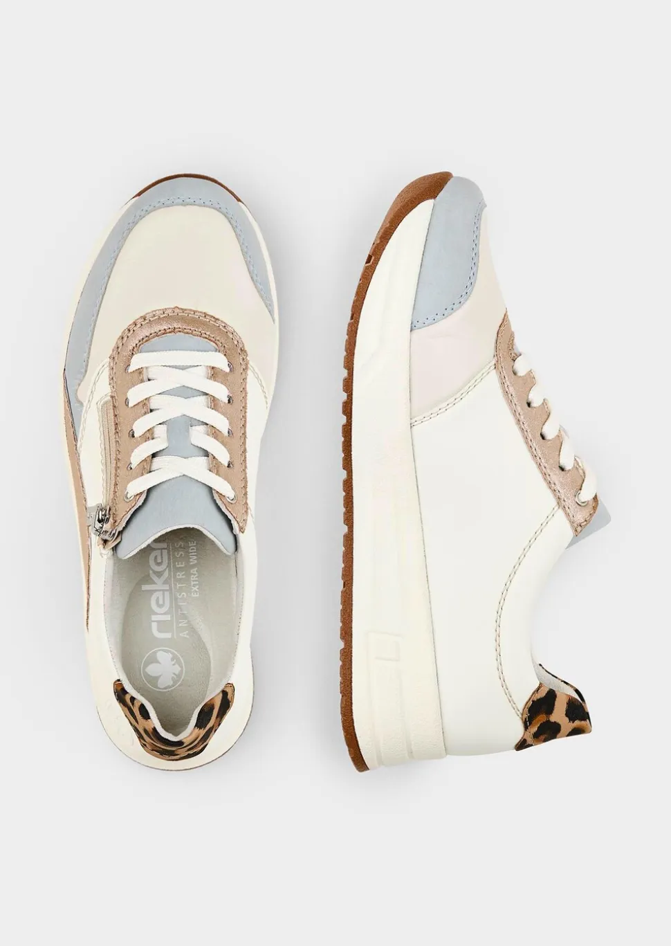 Sneakers avec imprimé léopard