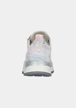 Sneakers avec imprimé pelliculé féminin.