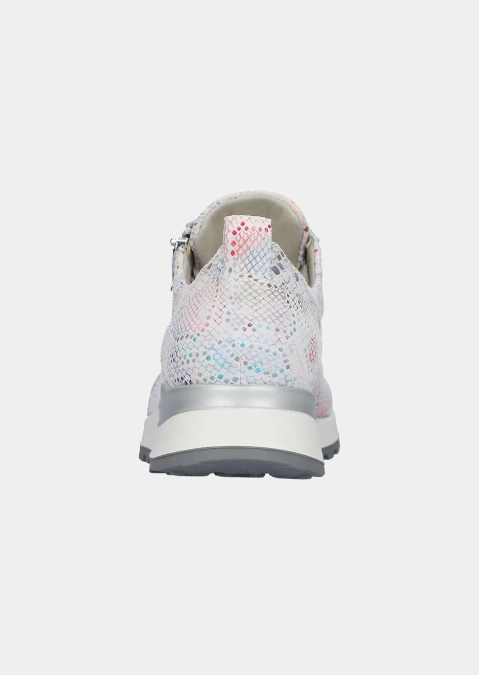 Sneakers avec imprimé pelliculé féminin.