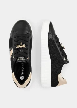 Sneakers avec éléments brillants