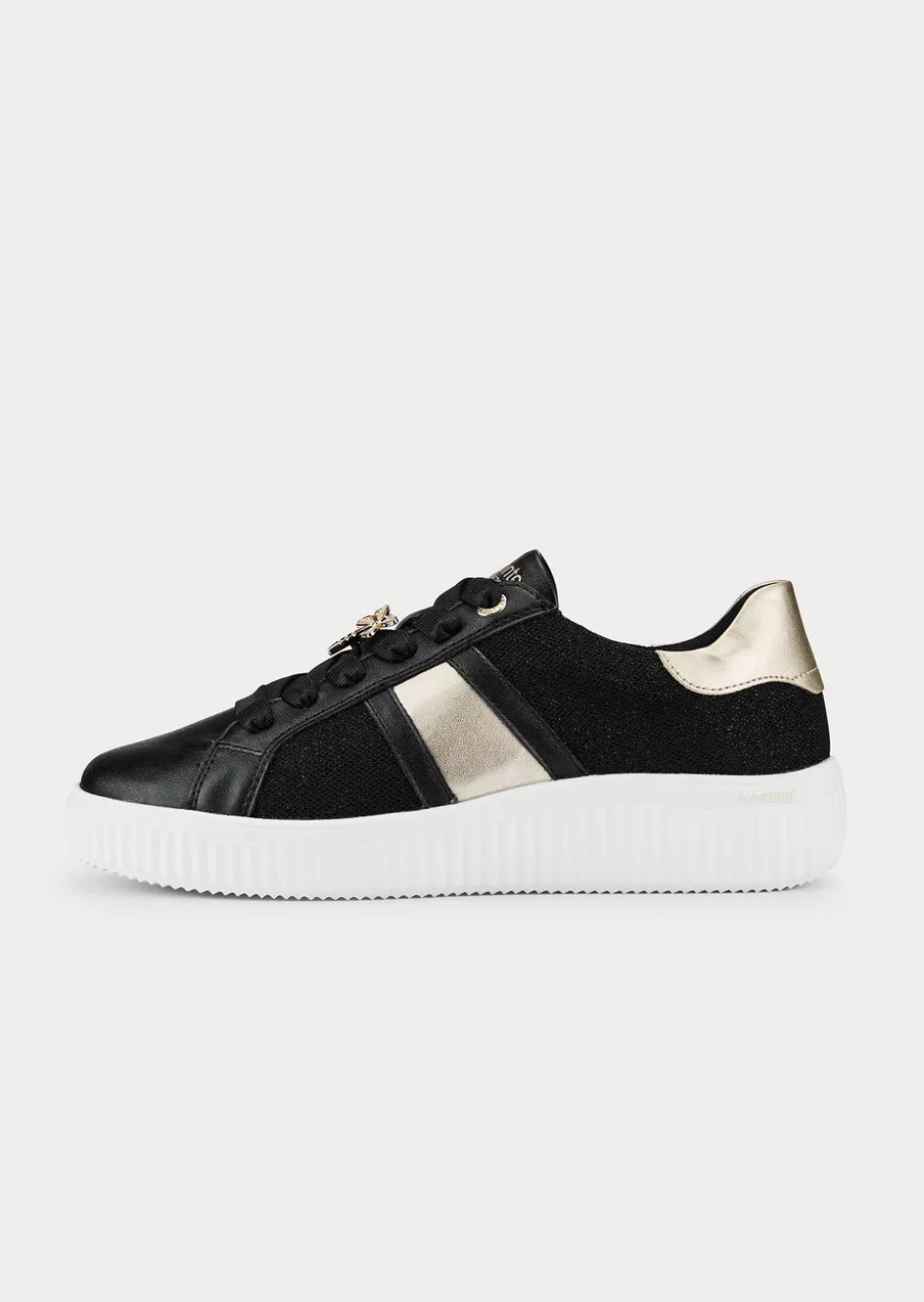 Sneakers avec éléments brillants