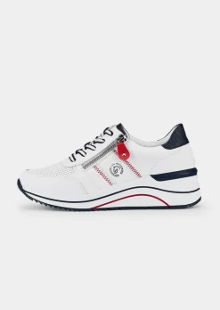 Sneakers avec talon légèrement compensé