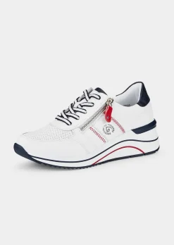 Sneakers avec talon légèrement compensé