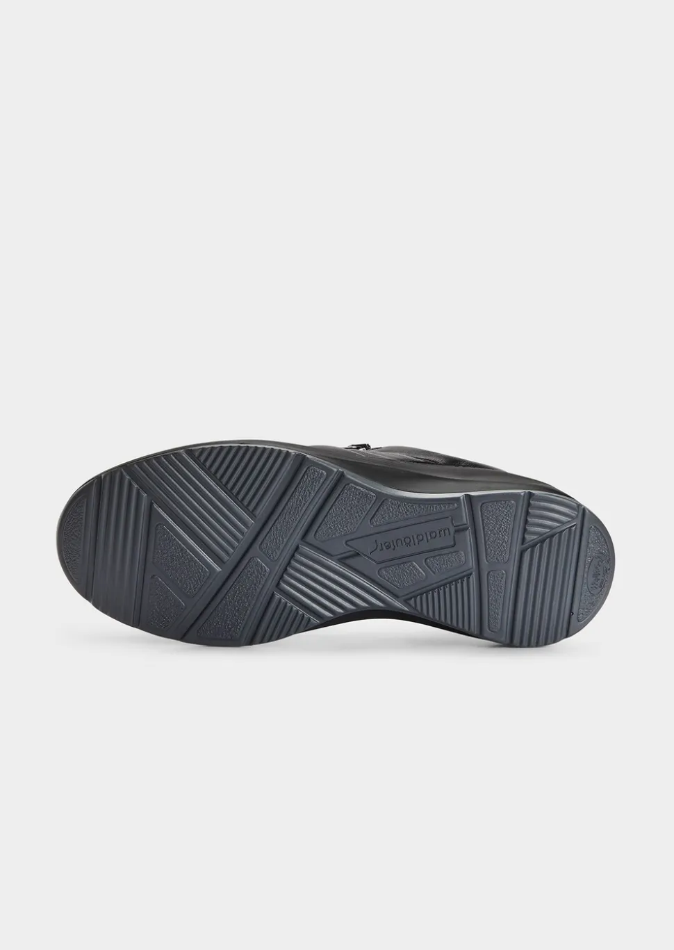 Sneakers en cuir, largeur confort