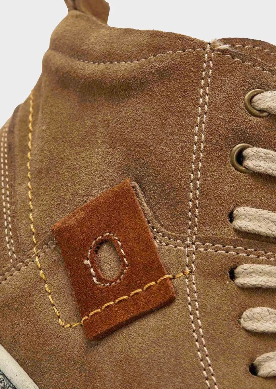 Sneakers en cuir suédé avec zip