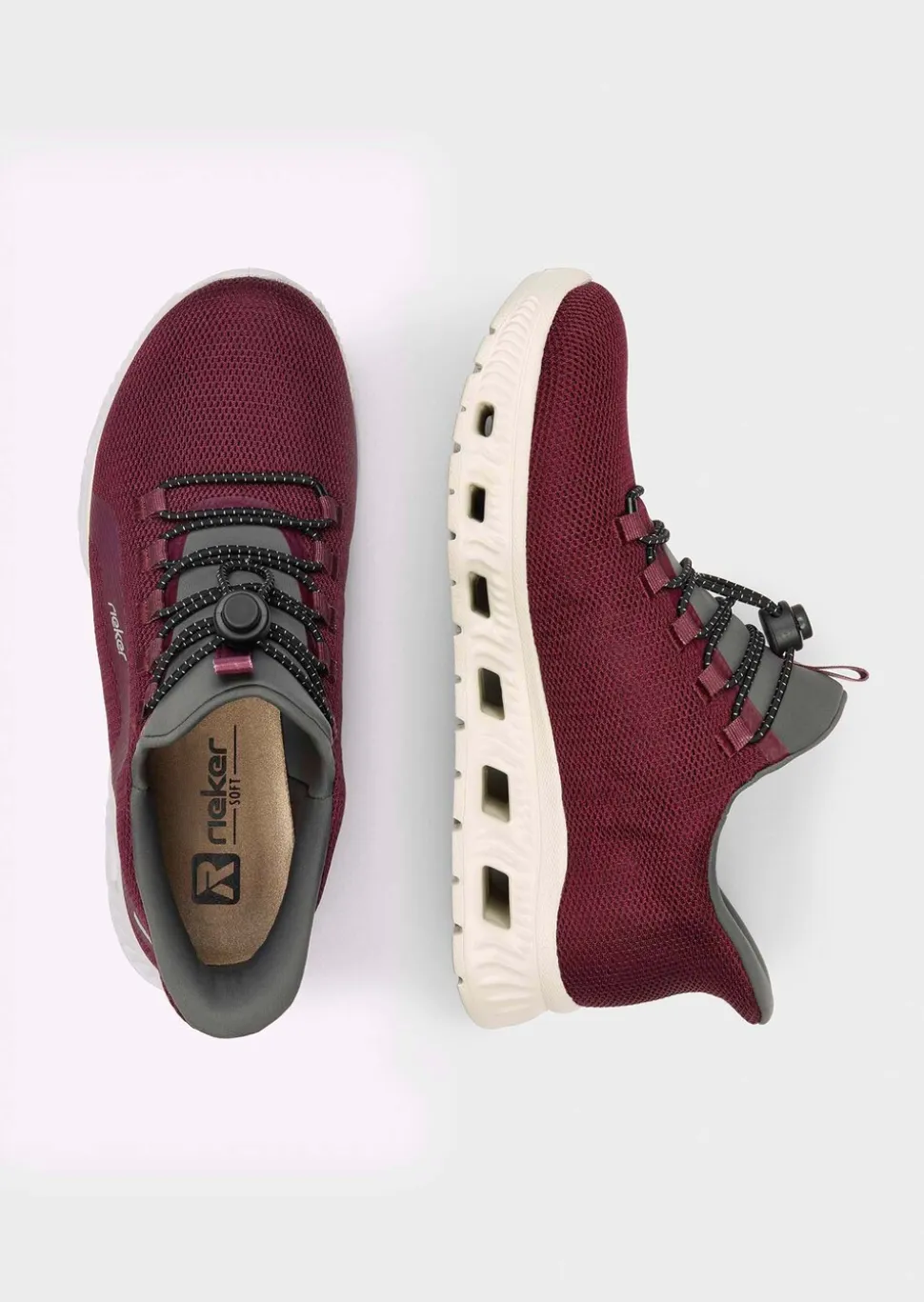 Sneakers Slip-In en tissu filet