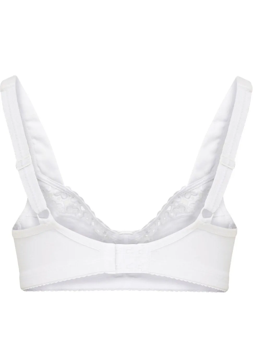 Soutien-gorge à bretelles large et dentelle brodée