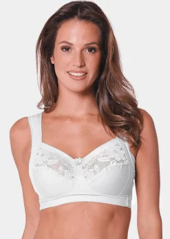 Soutien-gorge en coton et dentelle