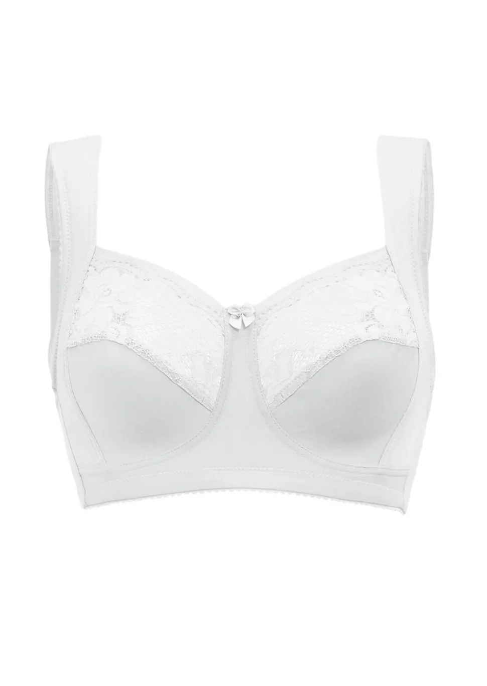 Soutien-gorge en coton et dentelle