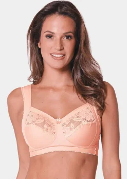 Soutien-gorge en coton et dentelle