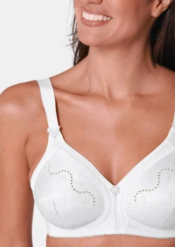Soutien-gorge en dentelle avec broderie ajourée