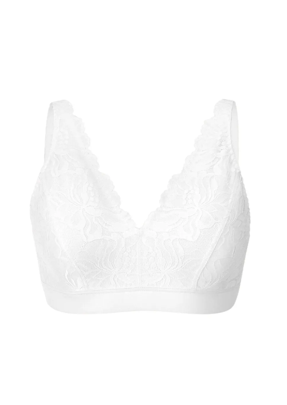 Soutien-gorge en dentelle, sans armatures