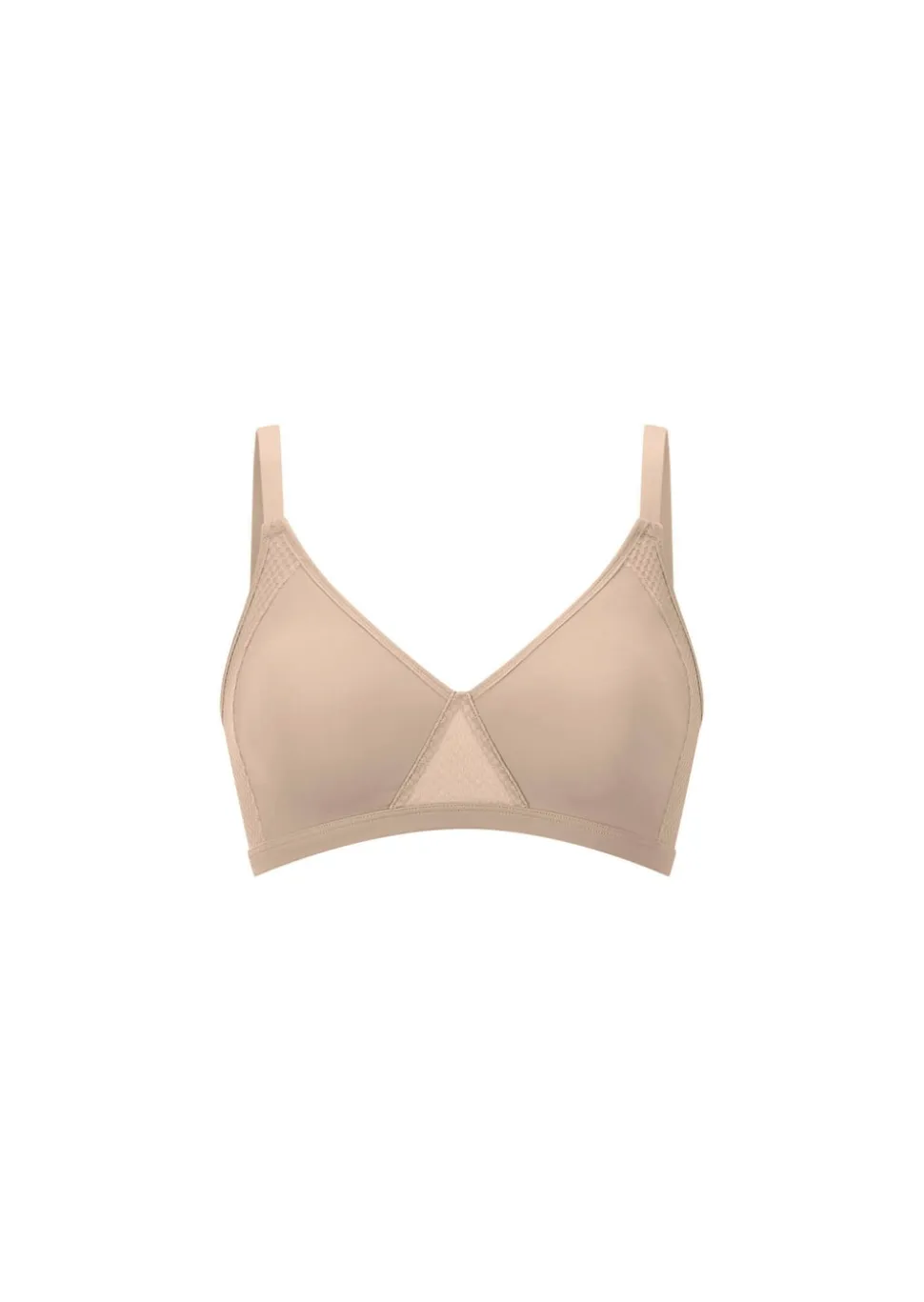 Soutien-gorge minimiseur avec empiècements en jacquard