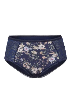 Soutien-gorge à motif fleuri avec dentelle