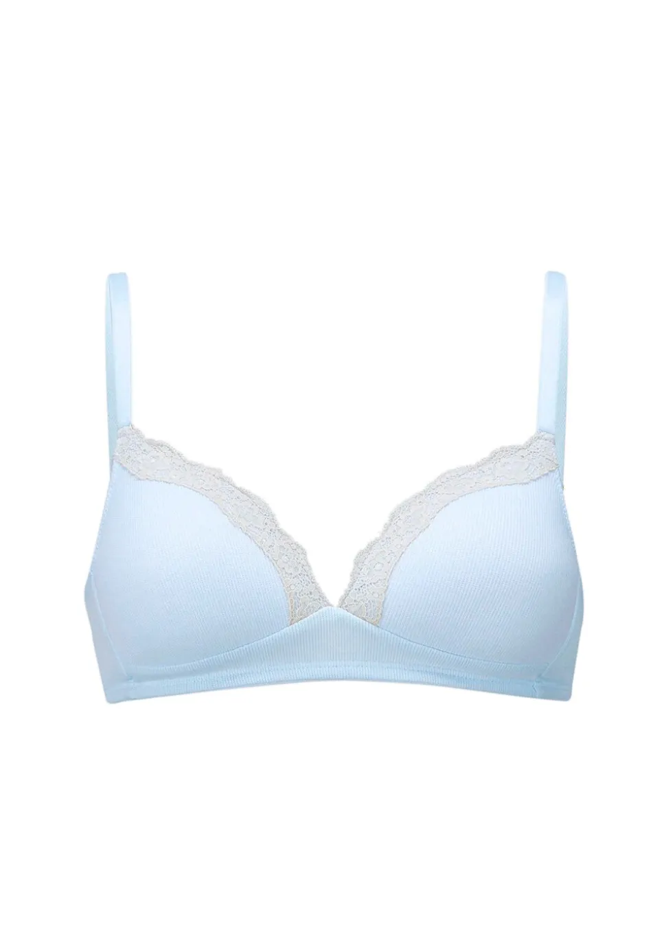 Soutien-gorge sans armatures avec dentelle féminine