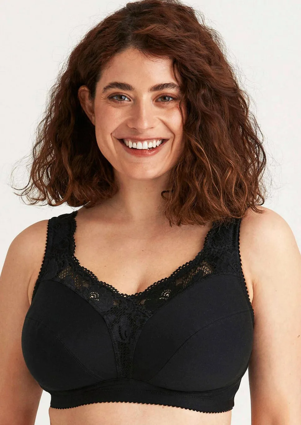 Soutien-gorge sans armatures, à bonnets renforcés