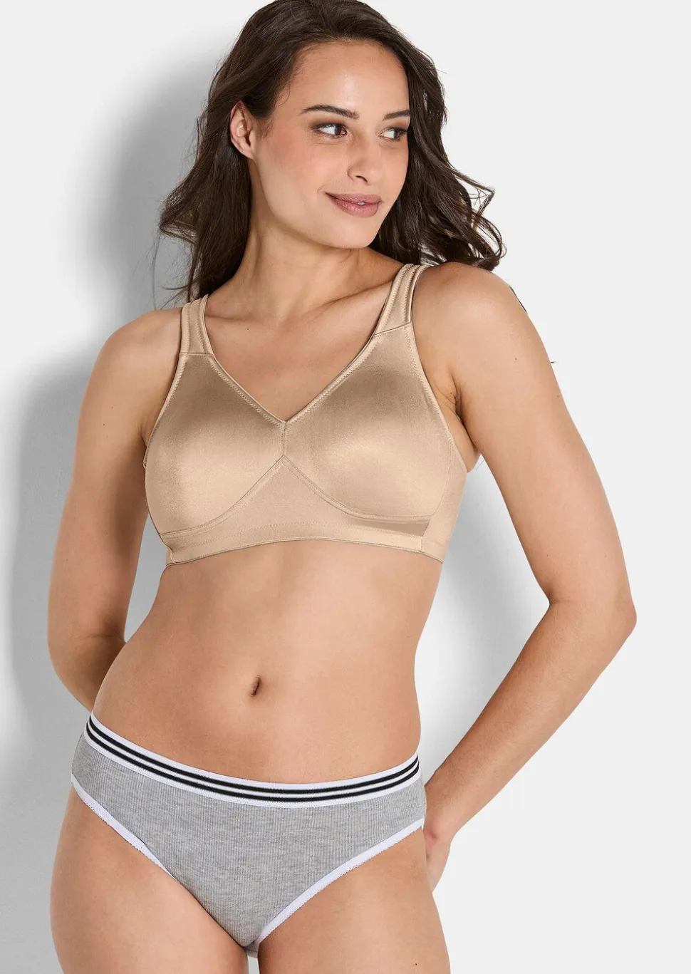 Soutien-gorge sans armatures, avec bonnets souples