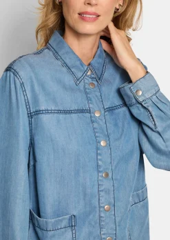 Surchemise, aspect jean
