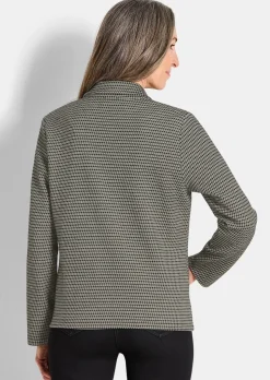 Surchemise avec motif pied-de-poule