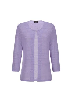Surchemise légère, aspect tricot ajouré