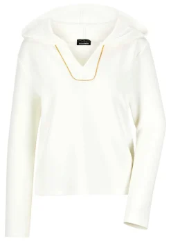Sweatshirt avec bord fantaisie