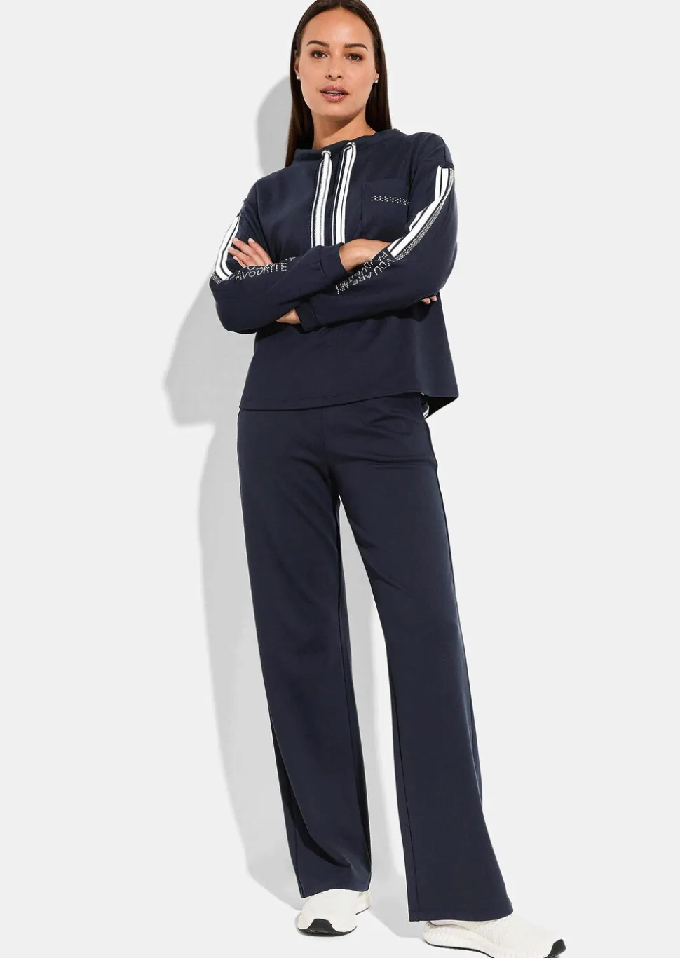 Sweat-shirt avec détails scintillants