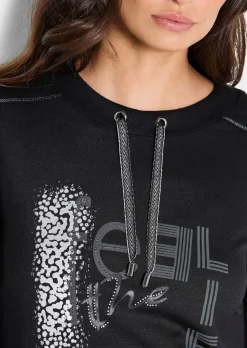 Sweat-shirt avec imprimé tendance