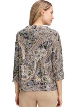 Sweat-shirt avec motif cachemire