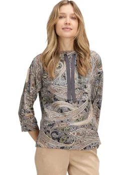 Sweat-shirt avec motif cachemire