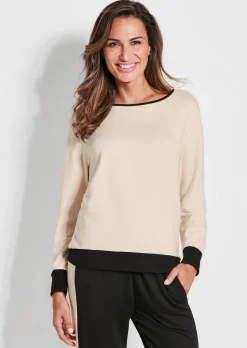 Sweatshirt à encolure dégagée
