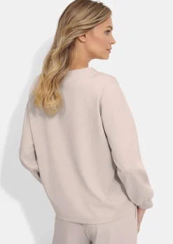 Sweat-shirt en tissu double face