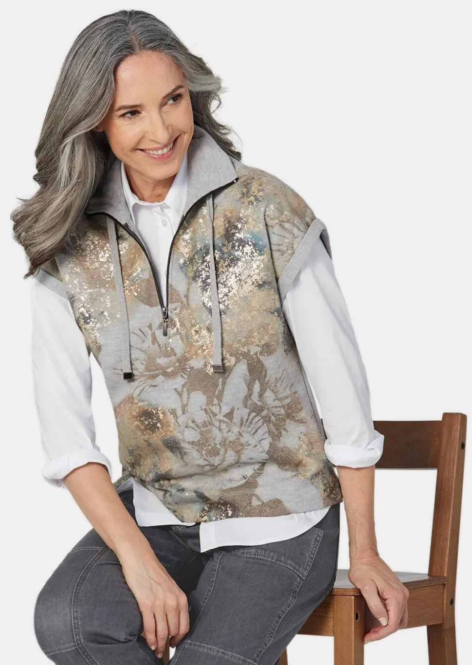 Sweat-shirt à manches courtes