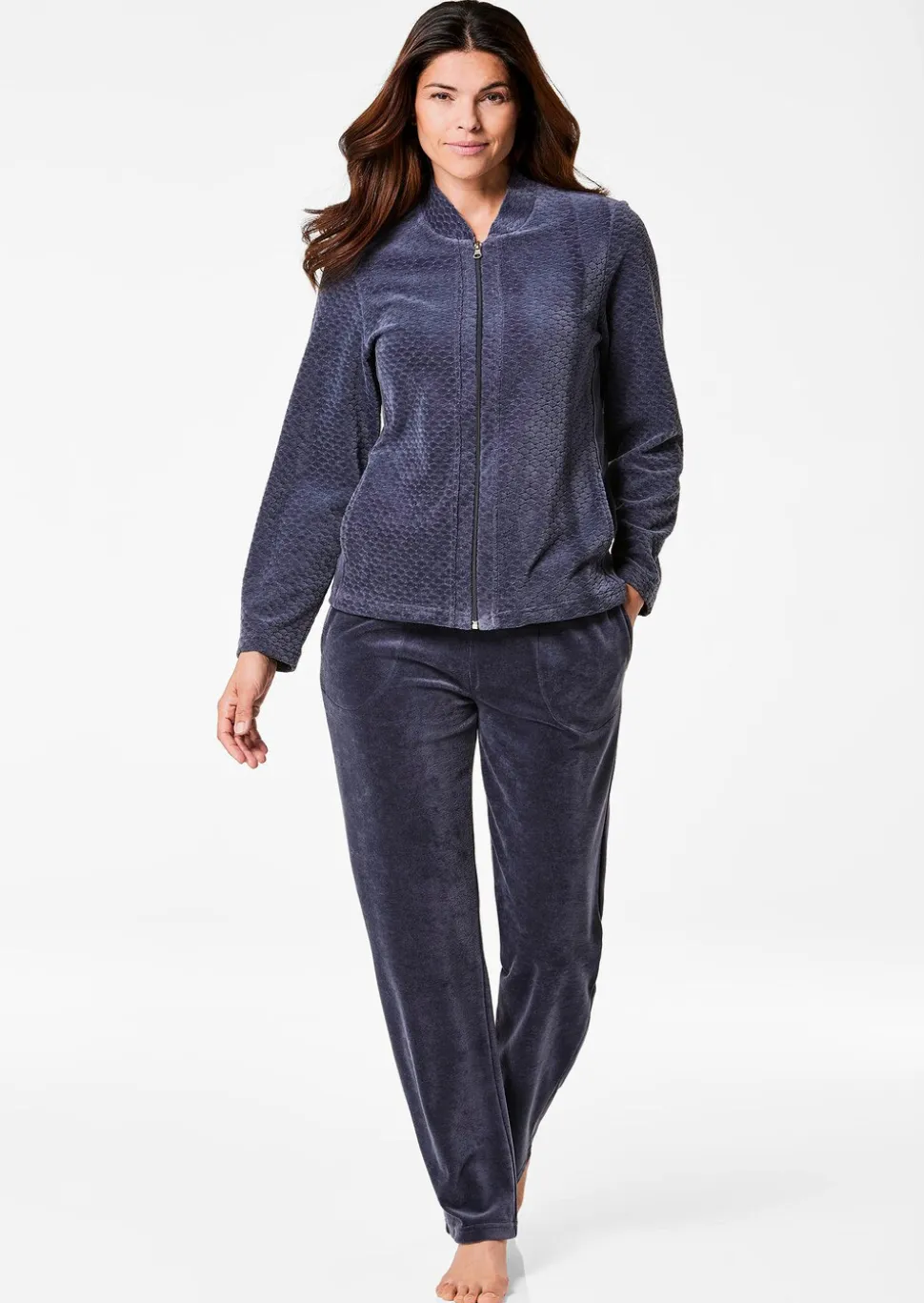 Tenue d'intérieur en velours ras