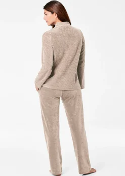 Tenue d'intérieur en velours ras