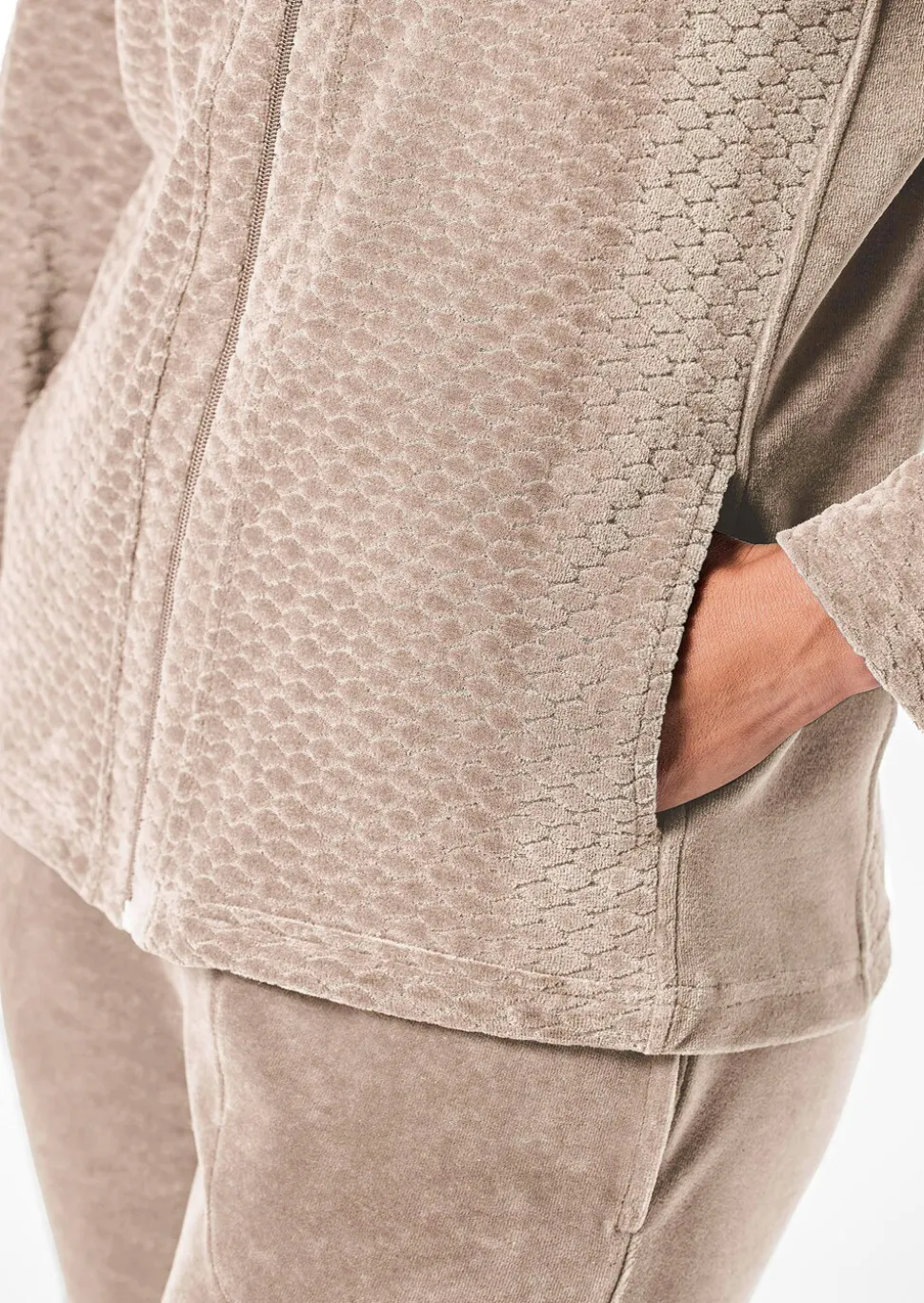 Tenue d'intérieur en velours ras