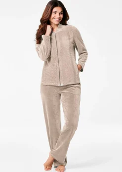Tenue d'intérieur en velours ras