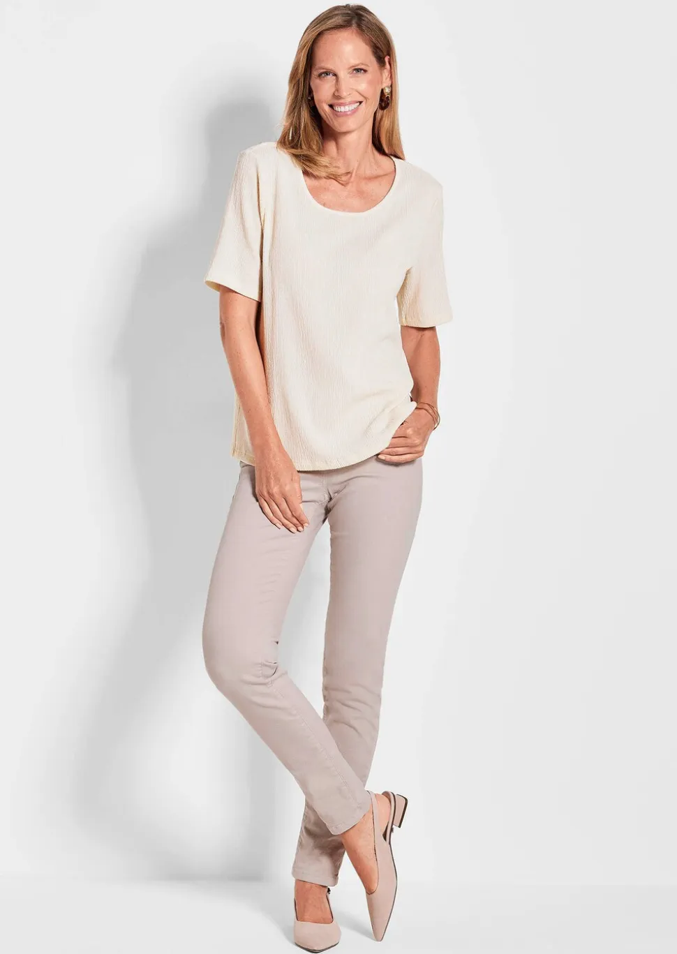 T-shirt, aspect froissé