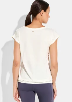 T-shirt avec base élastiquée