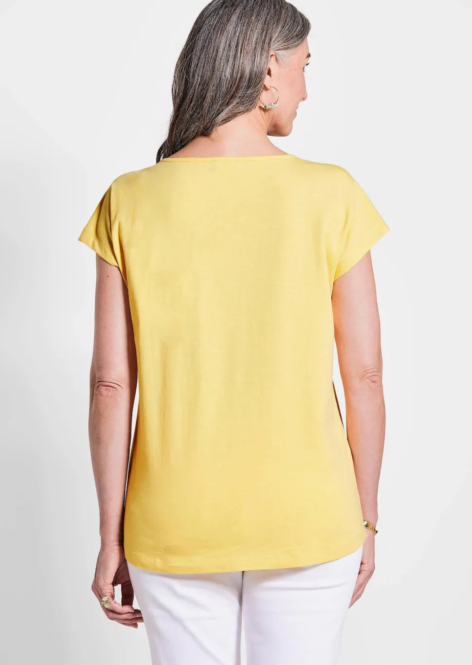 T-shirt avec emmanchures tombantes
