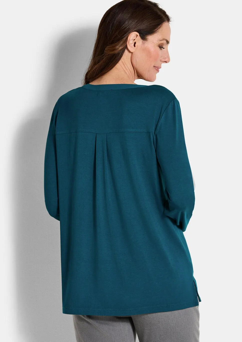 T-shirt avec empiècement en mousseline