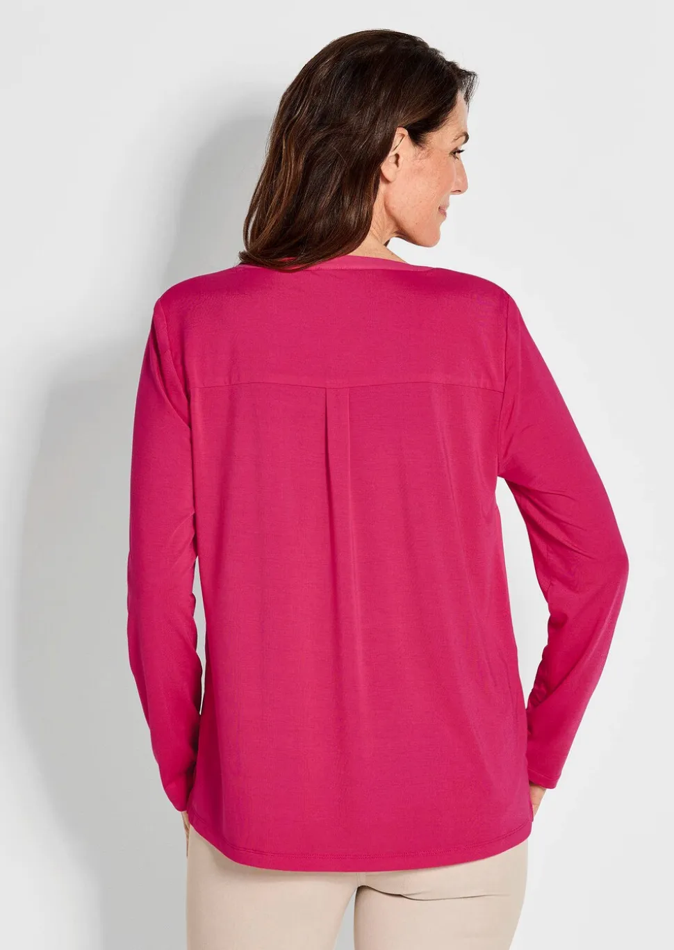 T-shirt avec empiècement en mousseline