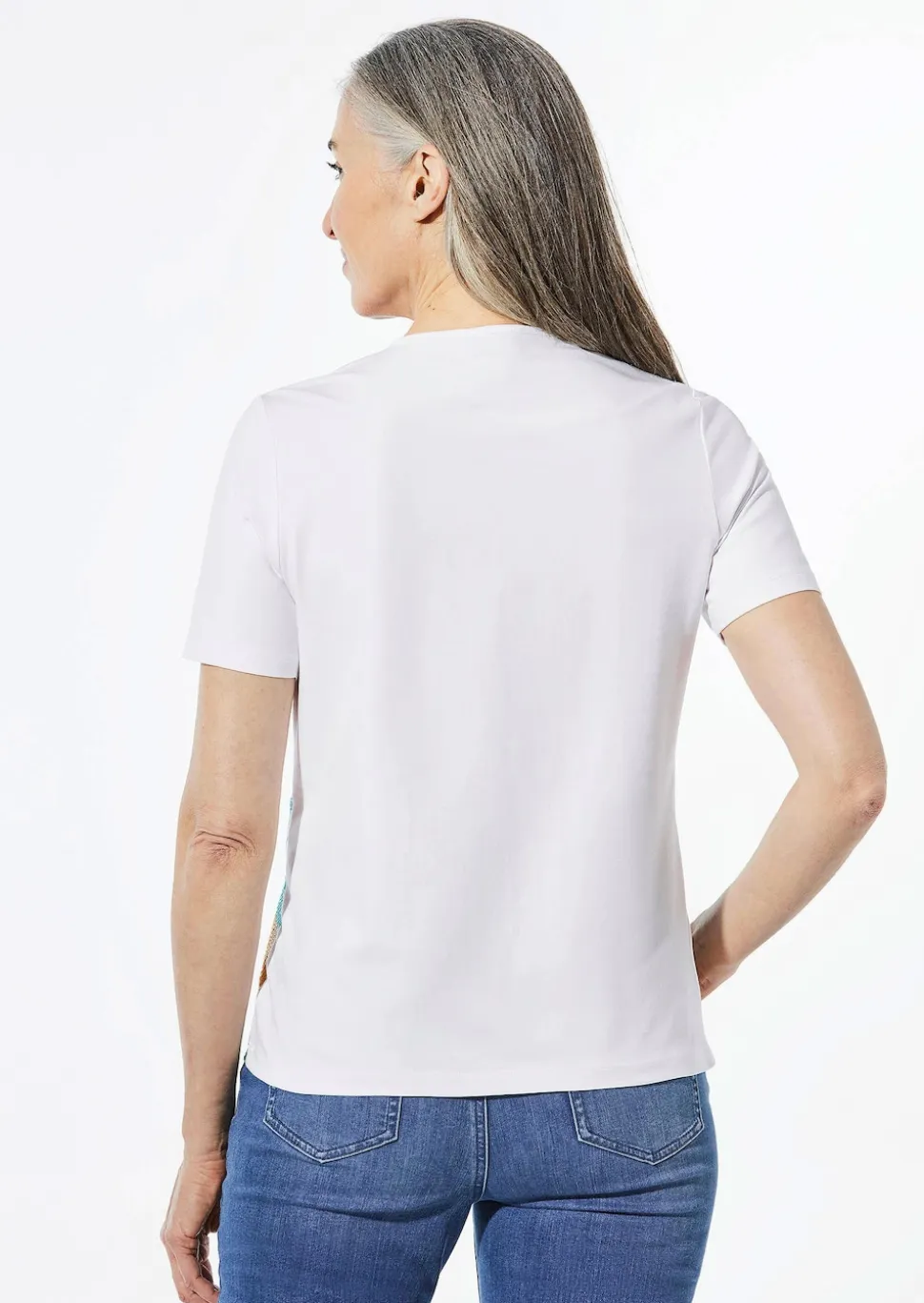 T-shirt avec encolure arrondie