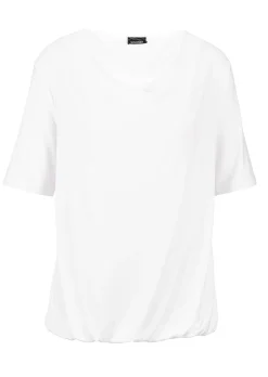 T-shirt avec encolure bénitier