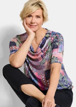 T-shirt avec encolure bénitier